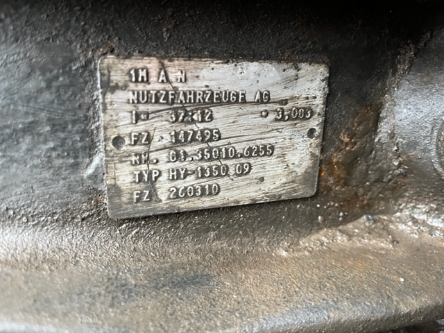 MAN TGX Typ 1350 - Rear axle for Truck: picture 2 MAN TGX Typ 1350 - Rear axle for Truck: picture 2