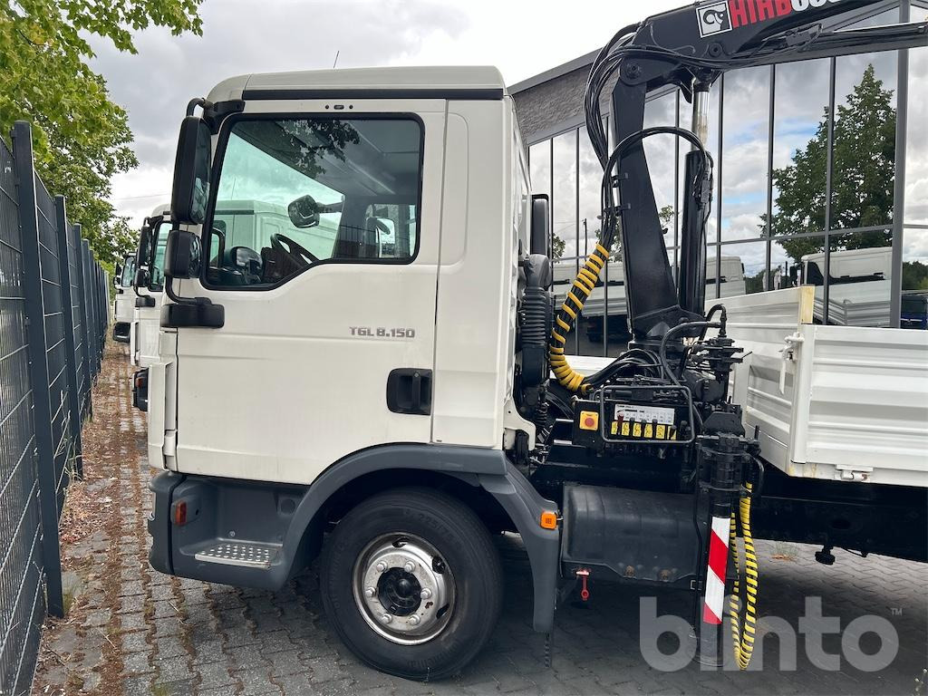 MAN TGL 8.150, Dreiseiten Kipper mit Hiab Kran 060.3 (2016) - Tipper, Crane truck: picture 2 MAN TGL 8.150, Dreiseiten Kipper mit Hiab Kran 060.3 (2016) - Tipper, Crane truck: picture 2