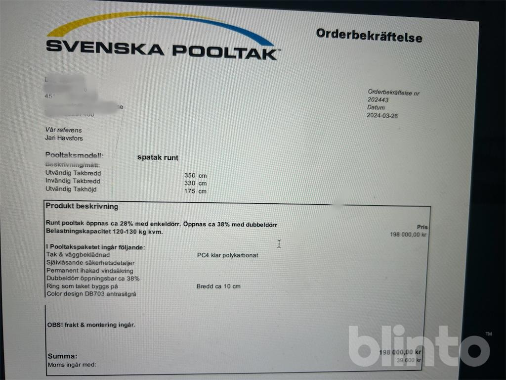 Svenska Pooltak - Other machinery: picture 2 Svenska Pooltak - Other machinery: picture 2