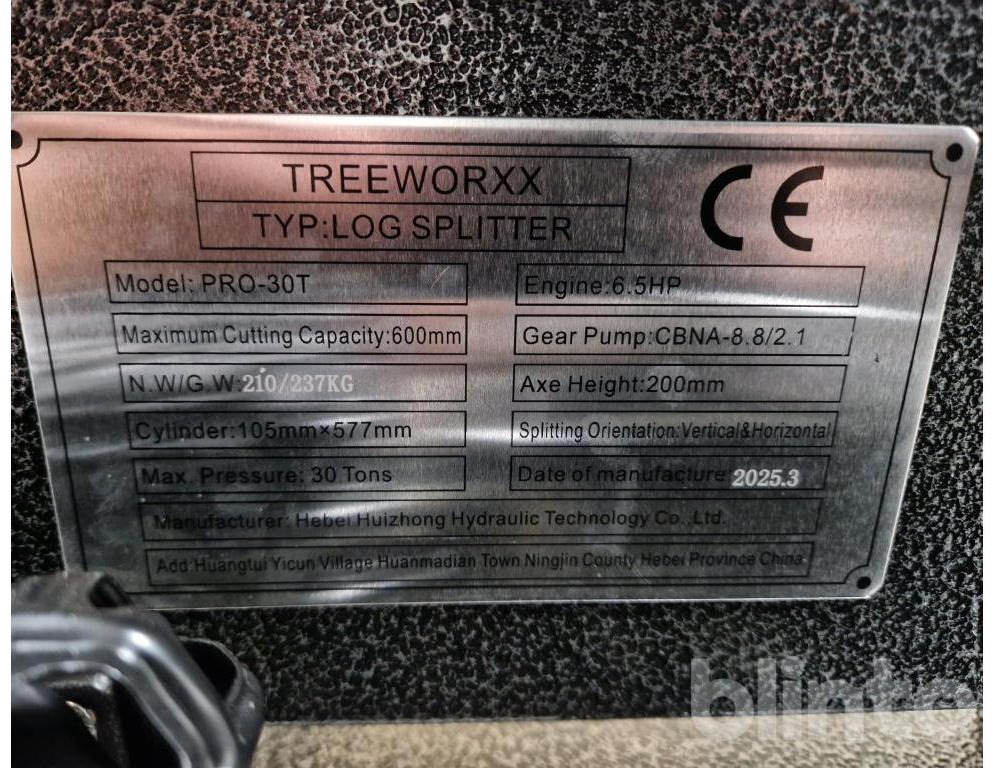 TREEWORXX PRO-30T (ungebraucht, Bj. 2025) - Log splitter: picture 5 TREEWORXX PRO-30T (ungebraucht, Bj. 2025) - Log splitter: picture 5