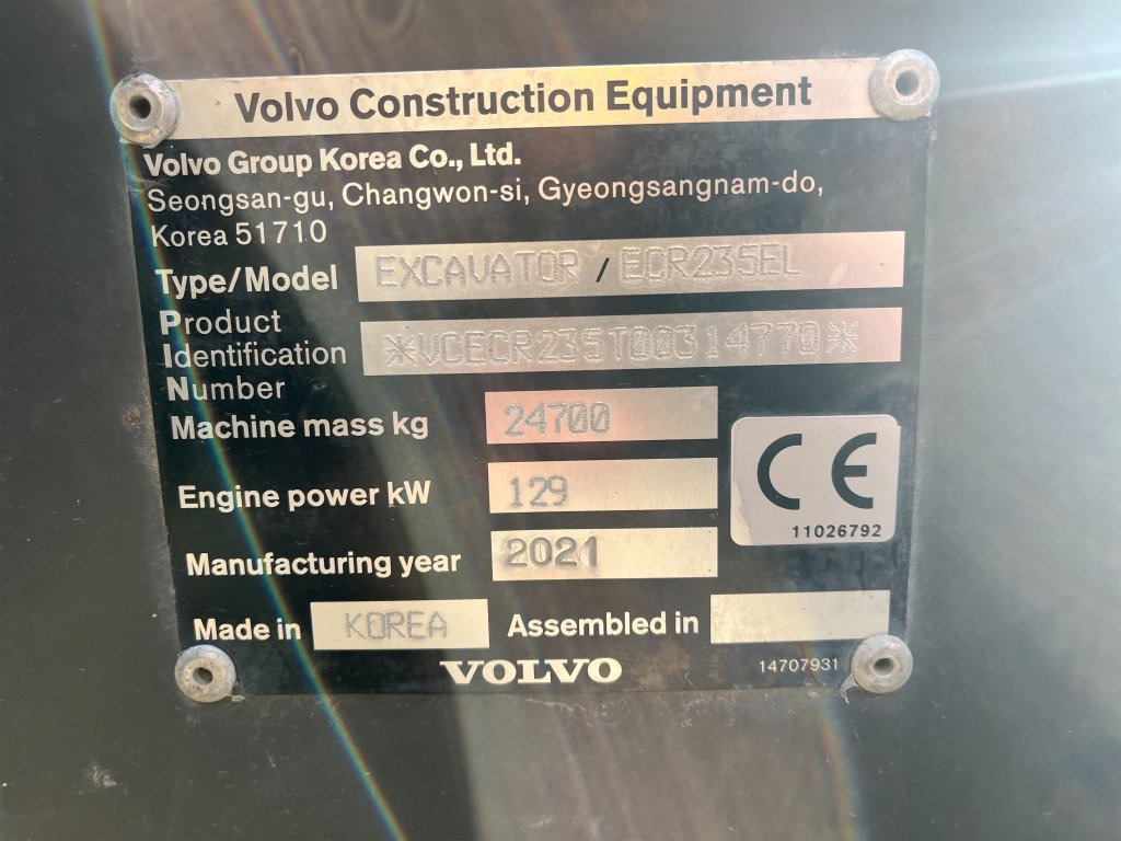 Crawler excavator Volvo EC235EL: picture 12 Crawler excavator Volvo EC235EL: picture 12