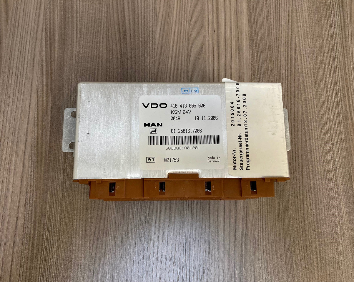 CENTRALINA KSM - MAN 81258167006 / 81258167010 - VDO 410 413 005 006 - ECU: picture 1 CENTRALINA KSM - MAN 81258167006 / 81258167010 - VDO 410 413 005 006 - ECU: picture 1