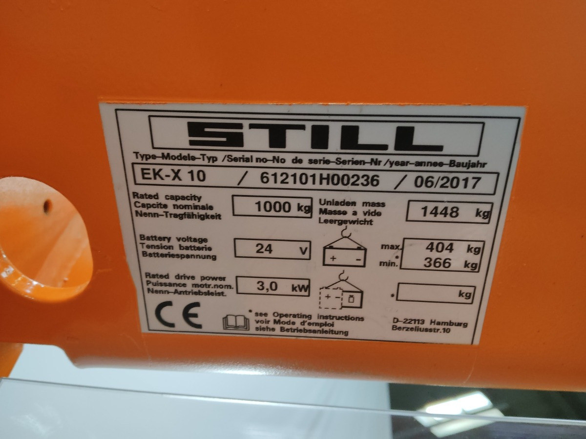 Still EK-X10/BRONZE - Order picker: picture 5 Still EK-X10/BRONZE - Order picker: picture 5