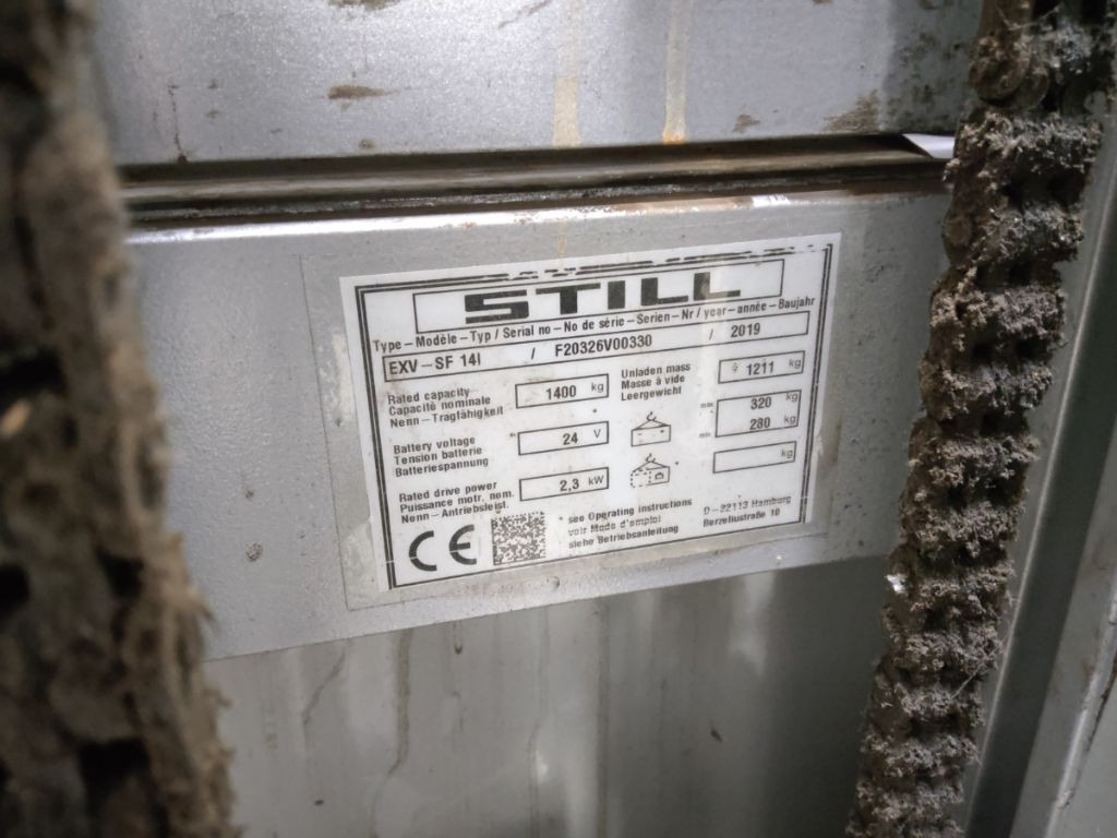 Still EXV-SF14I - Stacker: picture 5 Still EXV-SF14I - Stacker: picture 5