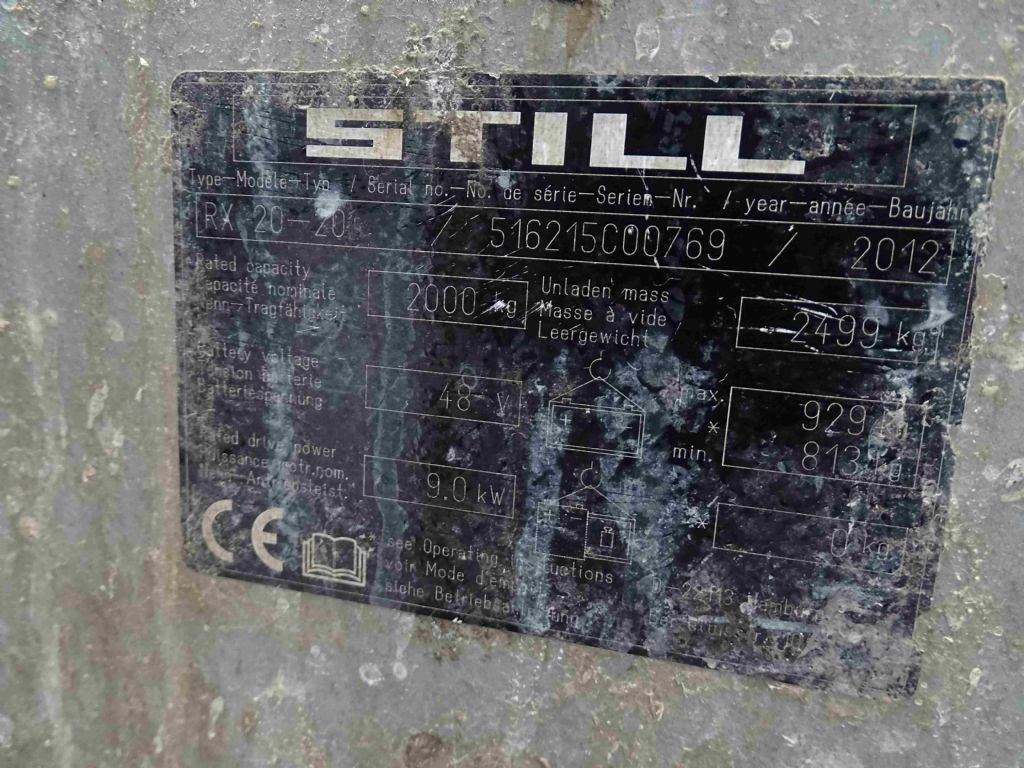Leasing of Still RX20-20 Still RX20-20: picture 9 Leasing of Still RX20-20 Still RX20-20: picture 9