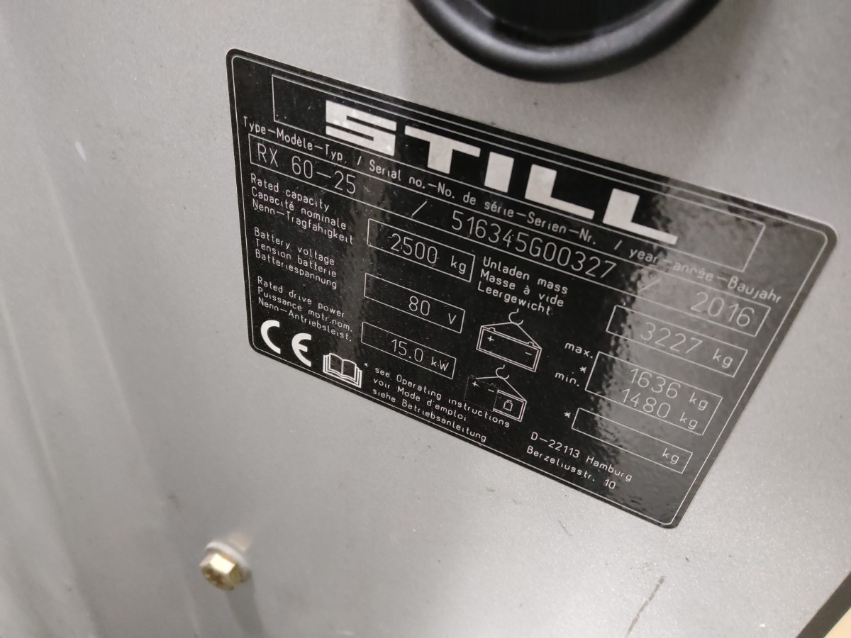 Electric forklift Still RX60-25: picture 6 Electric forklift Still RX60-25: picture 6