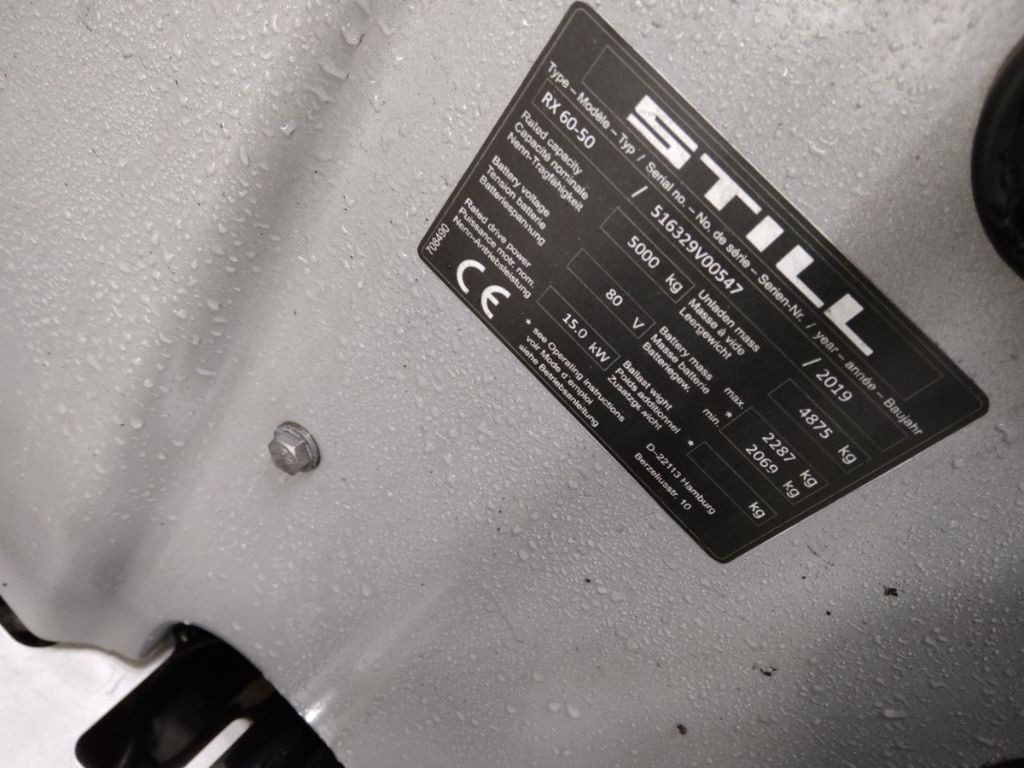 Still RX60-50 - Electric forklift: picture 5 Still RX60-50 - Electric forklift: picture 5