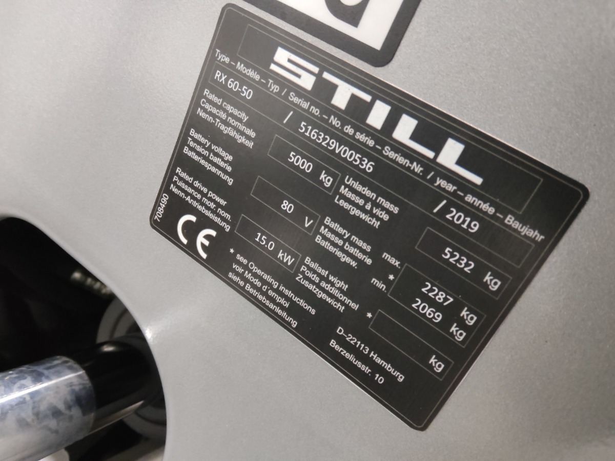 Still RX60-50 - Electric forklift: picture 5 Still RX60-50 - Electric forklift: picture 5