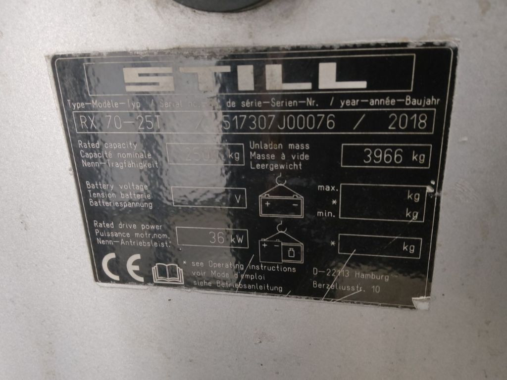 Still RX70-25T - Forklift: picture 5 Still RX70-25T - Forklift: picture 5