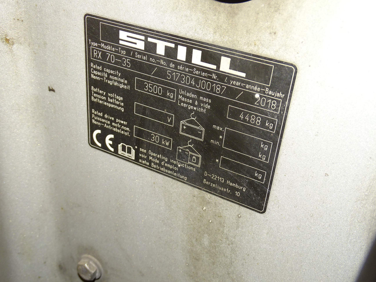 Still RX70-35 - Diesel forklift: picture 5 Still RX70-35 - Diesel forklift: picture 5