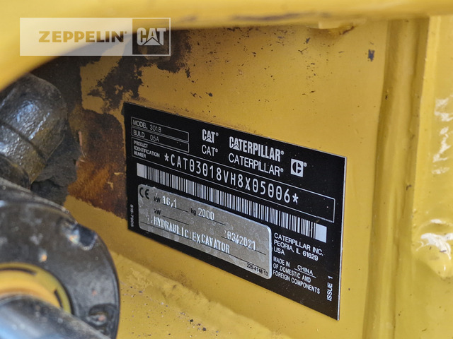 Cat 301.8-05A - Mini excavator: picture 2 Cat 301.8-05A - Mini excavator: picture 2