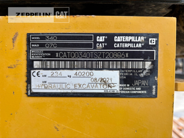 Cat 340-07A - Crawler excavator: picture 2 Cat 340-07A - Crawler excavator: picture 2
