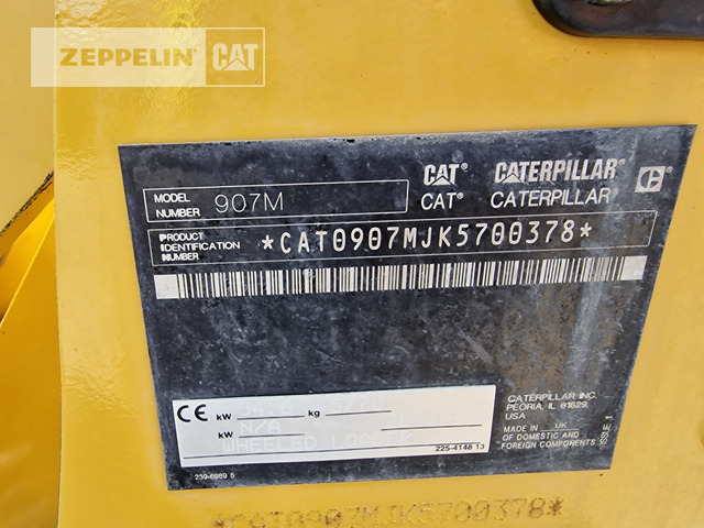 Cat 907M - Wheel loader: picture 2 Cat 907M - Wheel loader: picture 2