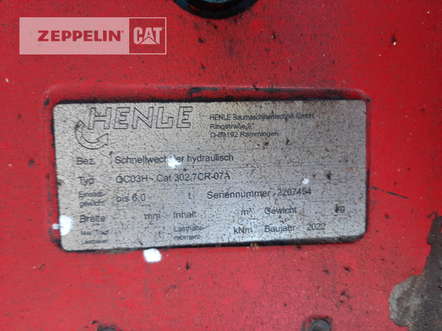 Lehnhoff Schnellwechsler HS03 - Quick coupler for Construction machinery: picture 2 Lehnhoff Schnellwechsler HS03 - Quick coupler for Construction machinery: picture 2