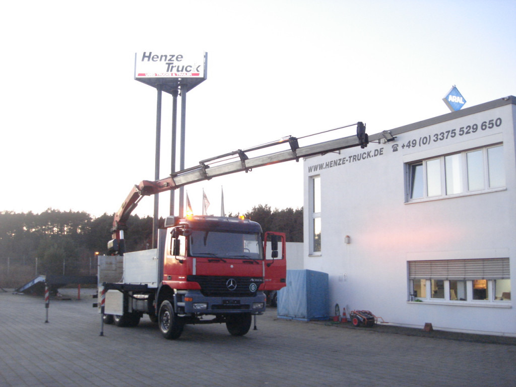 Mercedes-Benz Actros Pritsche Heckkran 2640 6x4 PK 27.000 Kran - Dropside/ Flatbed truck, Crane truck: picture 1 Mercedes-Benz Actros Pritsche Heckkran 2640 6x4 PK 27.000 Kran - Dropside/ Flatbed truck, Crane truck: picture 1