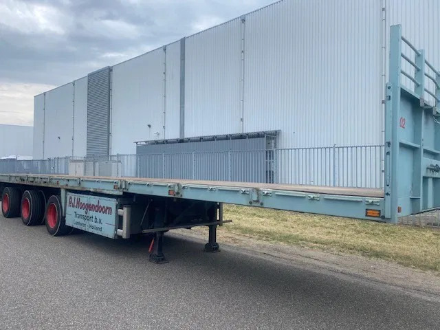 Floor open oplegger 3 asser uitschuifbaar, 2 x stuur, 1 x liftas - Dropside/ Flatbed semi-trailer: picture 2 Floor open oplegger 3 asser uitschuifbaar, 2 x stuur, 1 x liftas - Dropside/ Flatbed semi-trailer: picture 2