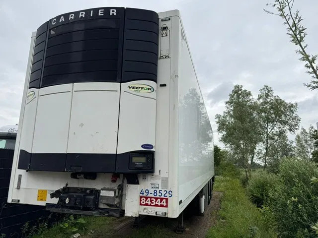 Refrigerator semi-trailer Pacton koelvriesoplegger 3 asser met carrier vector koelmachine, stuuras..: picture 9
