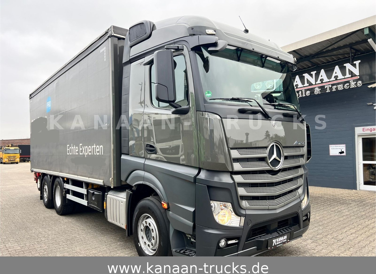 Mercedes-Benz 2548 Actros 6x2 Pritsche Moffet Mitnahme stapler - Curtainsider truck: picture 2 Mercedes-Benz 2548 Actros 6x2 Pritsche Moffet Mitnahme stapler - Curtainsider truck: picture 2